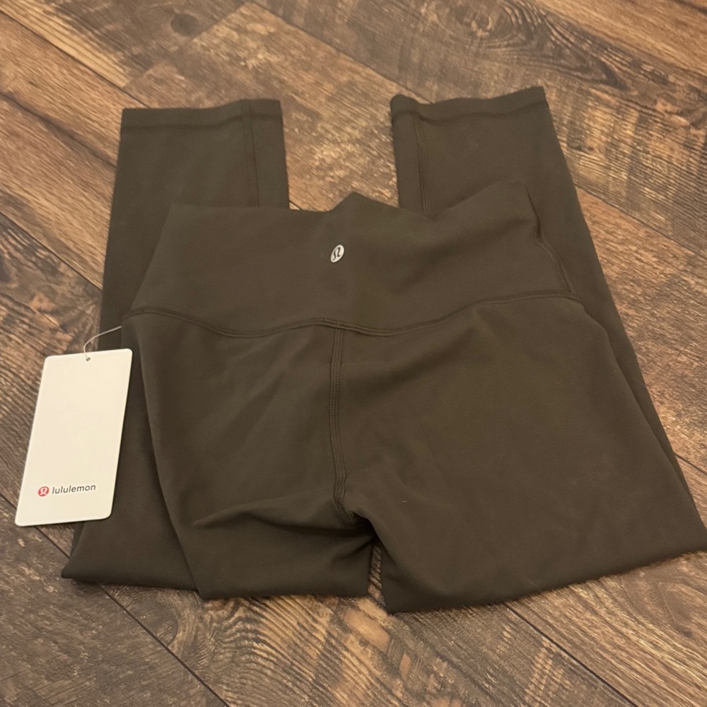 Lululemon Brown Leggings winder train high rise 21” crop